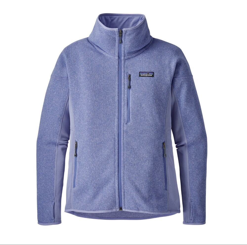 Patagonia Jacket Women Small Light Violet Blue Performance Better Sweater Fleece